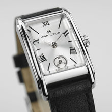 Load image into Gallery viewer, Hamilton American Classic Ardmore Silver Dial Small Quartz on Black Leather