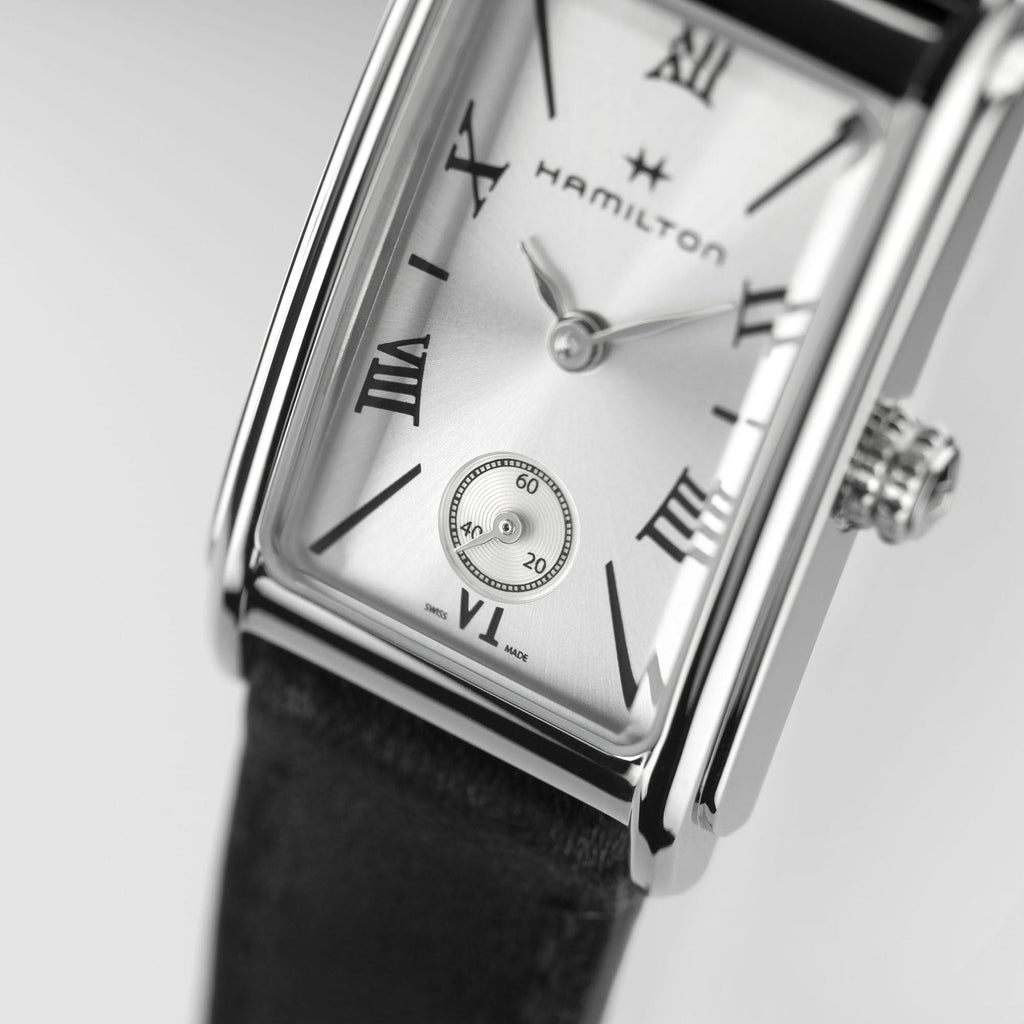 Hamilton American Classic Ardmore Silver Dial Small Quartz on Black Leather