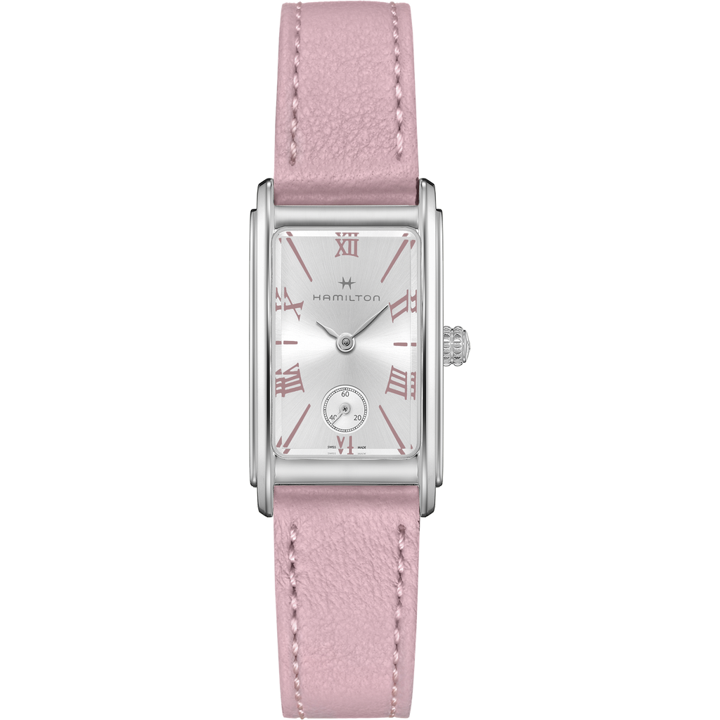 Hamilton American Classic Ardmore Quartz on Pink Leather