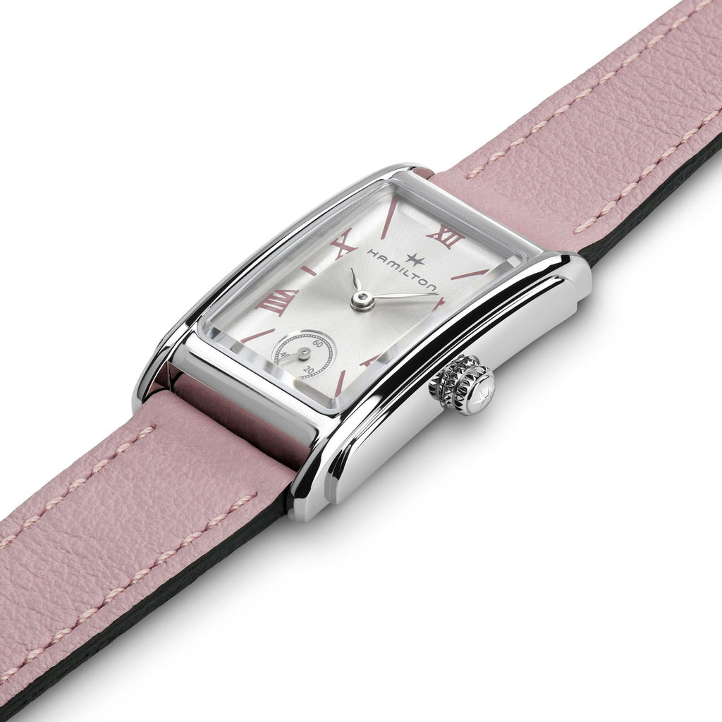 Hamilton American Classic Ardmore Quartz on Pink Leather