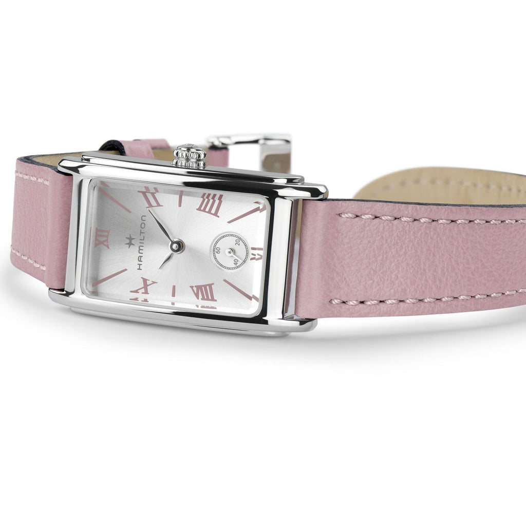 Hamilton American Classic Ardmore Quartz on Pink Leather