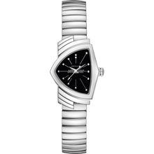 Load image into Gallery viewer, Hamilton Ventura Black Quartz on bracelet