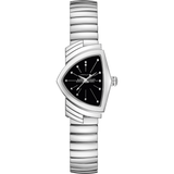 Hamilton Ventura Black Quartz on bracelet