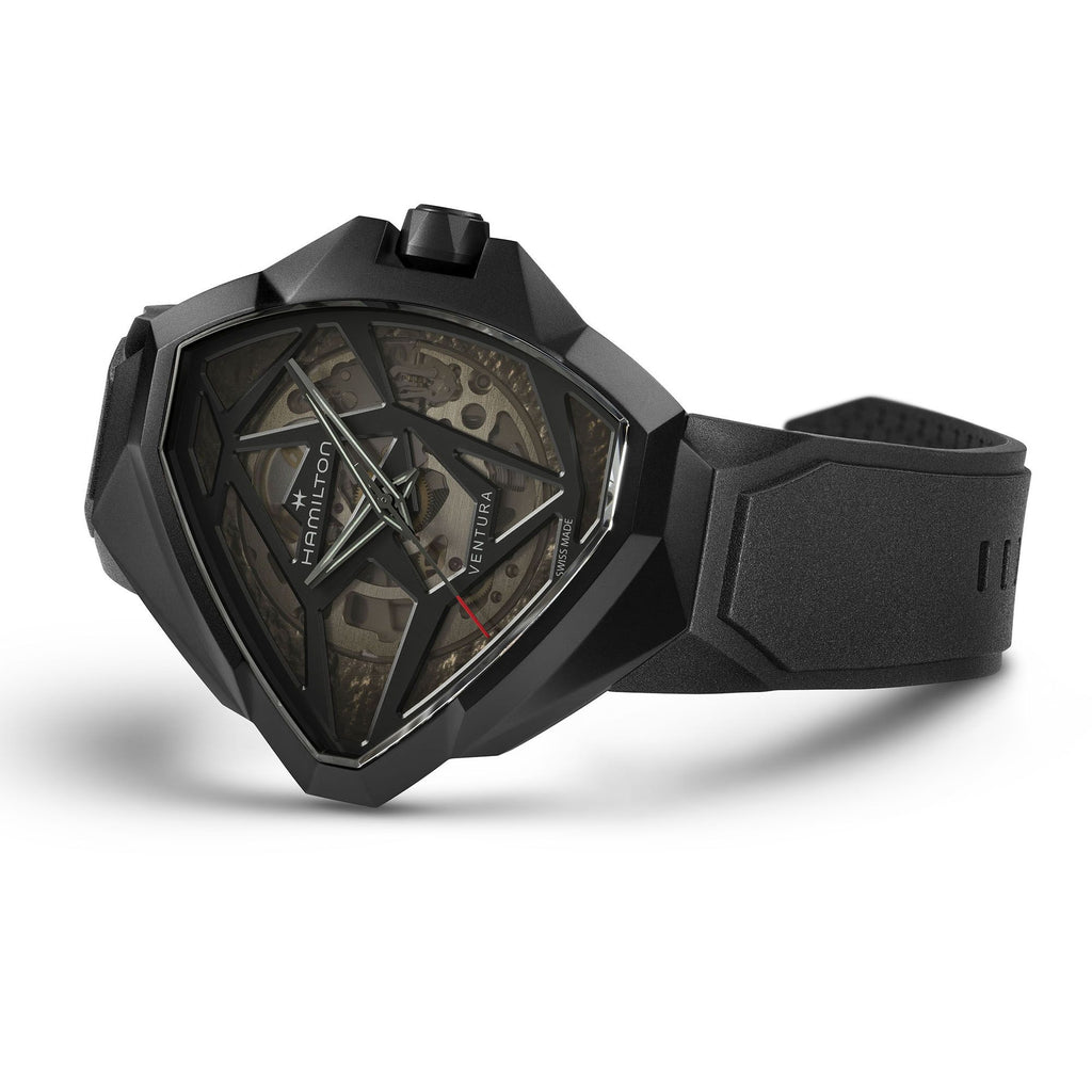 Hamilton Ventura Edge Skeleton Automatic Black PVD