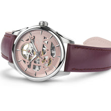 Load image into Gallery viewer, Hamilton Jazzmaster Skeleton Lady Auto Pink on Leather 36mm