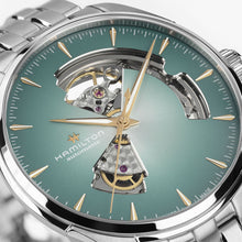Load image into Gallery viewer, Hamilton Jazzmaster Open Heart Blue Auto on Bracelet 40mm