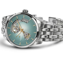 Load image into Gallery viewer, Hamilton Jazzmaster Open Heart Blue Auto on Bracelet 40mm