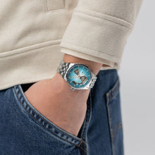 Load image into Gallery viewer, Hamilton Jazzmaster Open Heart Blue Auto on Bracelet 40mm