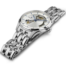 Load image into Gallery viewer, Hamilton Jazzmaster Open Heart Silver with Blue Auto on Bracelet 40mm