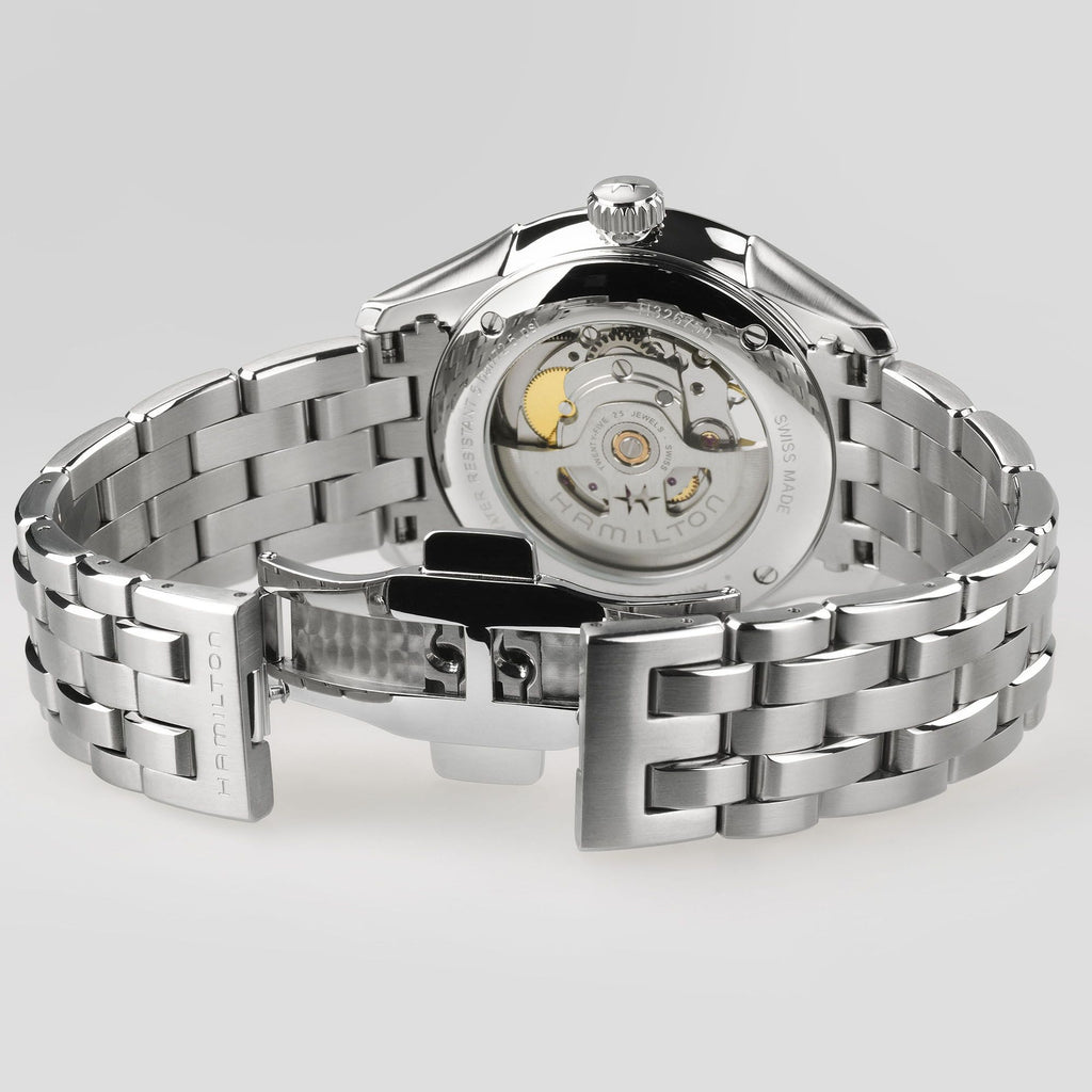 Hamilton Jazzmaster Open Heart Silver Auto on Bracelet 40mm