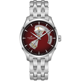 Hamilton Jazzmaster Open Heart Burgundy Auto on Bracelet 40mm