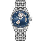 Hamilton Jazzmaster Open Heart Blue Auto on Bracelet 42mm