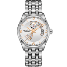 Load image into Gallery viewer, Hamilton Jazzmaster Open Heart Silver Auto on Bracelet 42mm