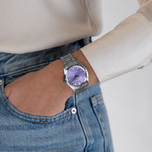 Load image into Gallery viewer, Hamilton Jazzmaster Performer Auto Purple on Bracelet 34mm