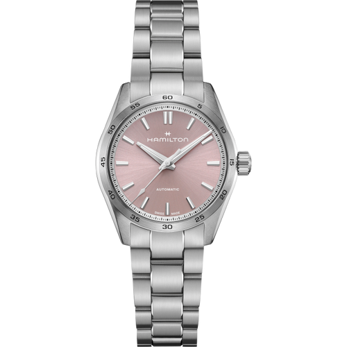 Hamilton Jazzmaster Performer Auto Pink on Bracelet 34mm
