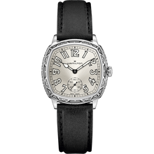 Load image into Gallery viewer, Hamilton American Classic Cushion Mechnical Engraved Steel White Dial on Leather 34 x 34 mm