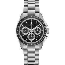 Load image into Gallery viewer, Hamilton Jazzmaster Performer Auto Chrono Black on Bracelet