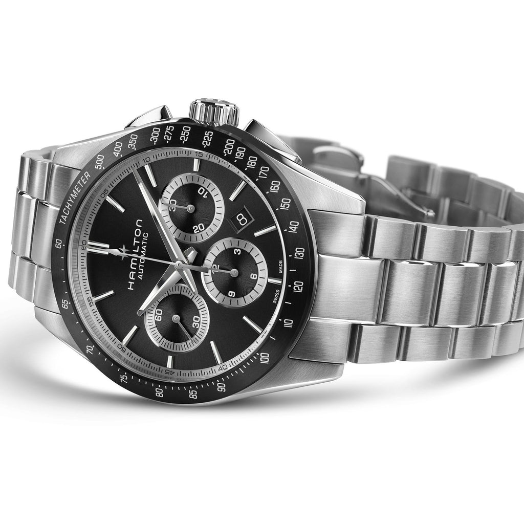 Hamilton Jazzmaster Performer Auto Chrono Black on Bracelet