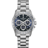 Hamilton Jazzmaster Performer Auto Chrono Blue on bracelet