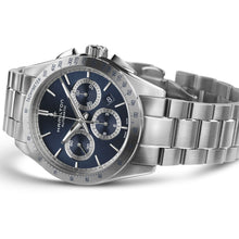 Load image into Gallery viewer, Hamilton Jazzmaster Performer Auto Chrono Blue on bracelet
