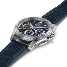 Load image into Gallery viewer, Hamilton Jazzmaster Performer Auto Chrono Blue on leather