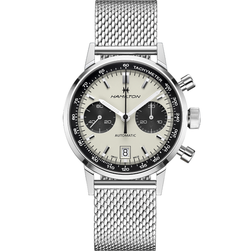 Hamilton American Classic Intra-Matic Auto Chrono on Mesh Bracelet