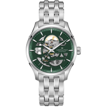Load image into Gallery viewer, Hamilton Jazzmaster Open Heart Green Auto on Bracelet 40mm