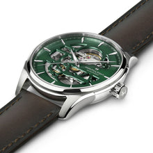 Load image into Gallery viewer, Hamilton Jazzmaster Skeleton Auto Green on Leather 40mm