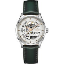 Load image into Gallery viewer, Hamilton Jazzmaster Skeleton Auto White on Leather 40mm