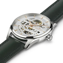 Load image into Gallery viewer, Hamilton Jazzmaster Skeleton Auto White on Leather 40mm