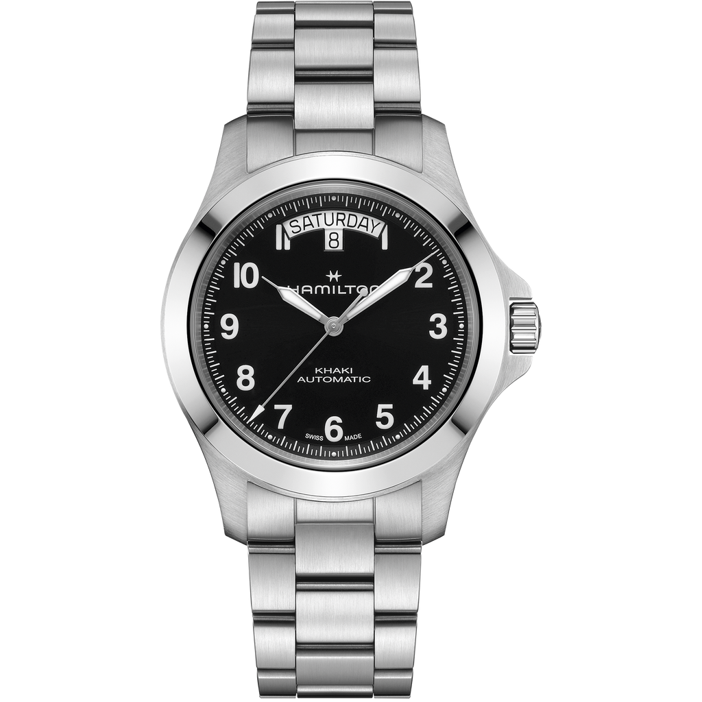 Hamilton Khaki Field King Auto Day-Date Black on Bracelet