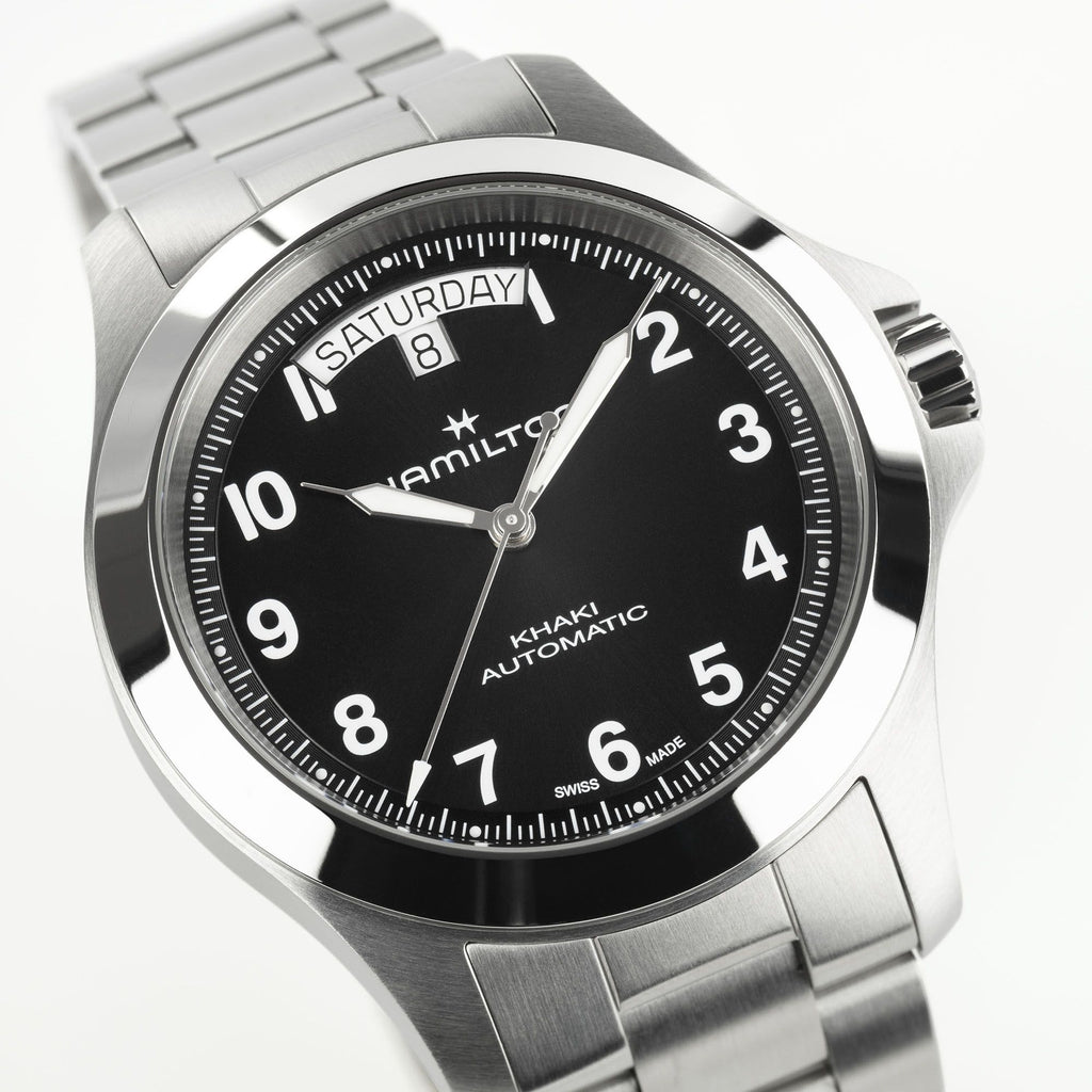 Hamilton Khaki Field King Auto Day-Date Black on Bracelet