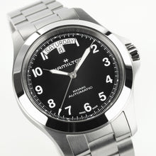 Load image into Gallery viewer, Hamilton Khaki Field King Auto Day-Date Black on Bracelet