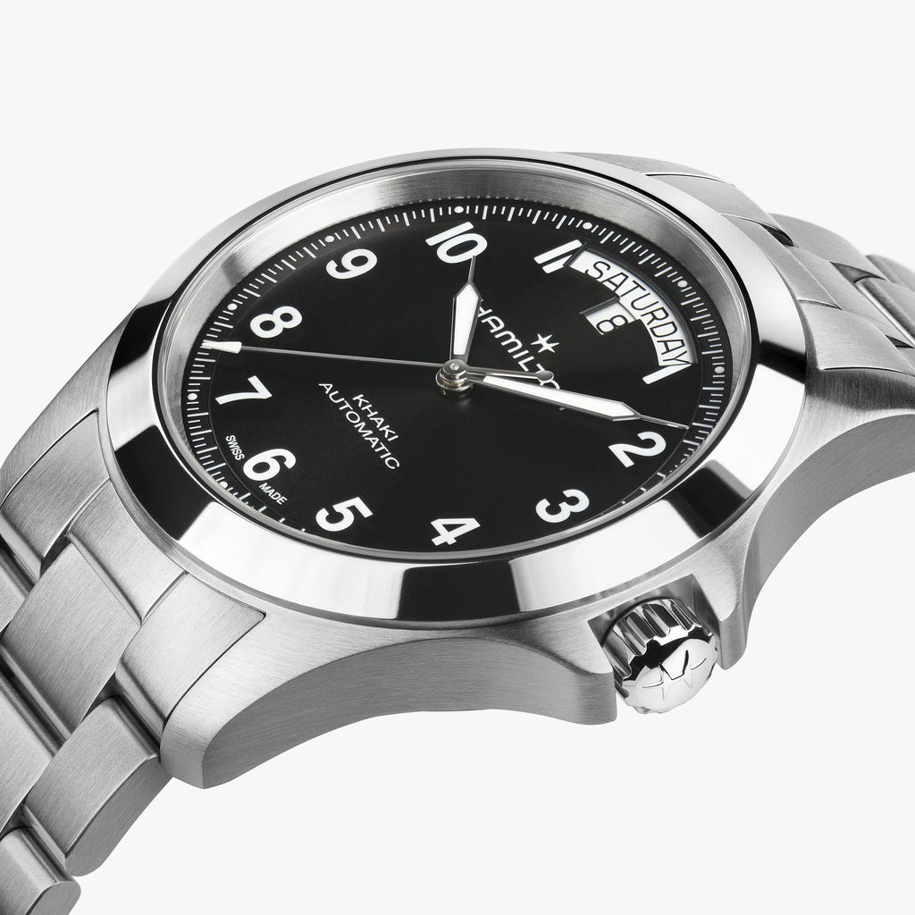 Hamilton Khaki Field King Auto Day-Date Black on Bracelet