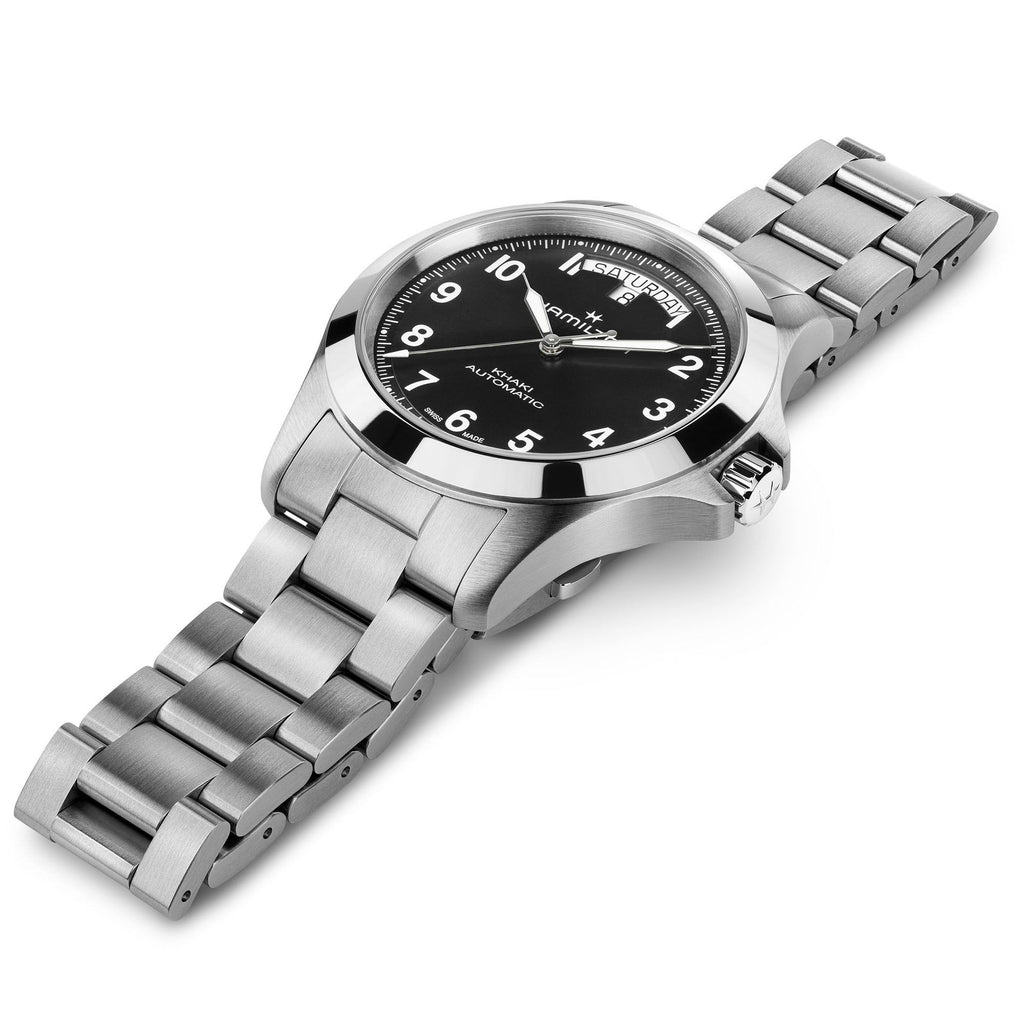 Hamilton Khaki Field King Auto Day-Date Black on Bracelet