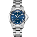 Hamilton Khaki Field King Auto Day-Date Blue on Bracelet