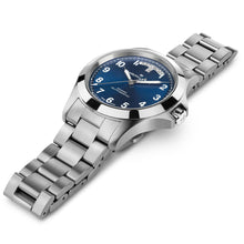 Load image into Gallery viewer, Hamilton Khaki Field King Auto Day-Date Blue on Bracelet
