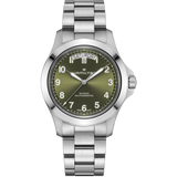 Hamilton Khaki Field King Auto Day-Date Green on Bracelet
