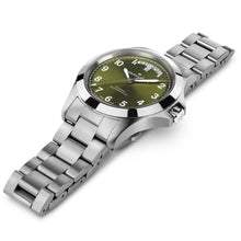 Load image into Gallery viewer, Hamilton Khaki Field King Auto Day-Date Green on Bracelet