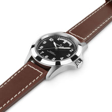 Load image into Gallery viewer, Hamilton Khaki Field King Day-Date Auto Black on Leather
