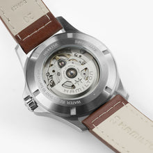 Load image into Gallery viewer, Hamilton Khaki Field King Auto Day-Date Green on leather strap