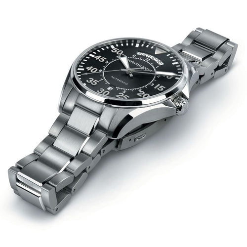 Hamilton Khaki Aviation Pilot Day Date Auto on Bracelet