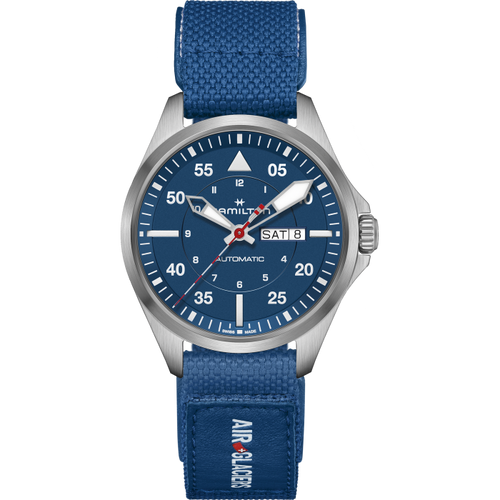Hamilton Khaki Aviation Pilot Day Date Auto - Air-Glaciers Edition