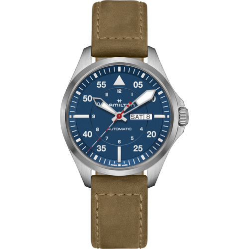 Hamilton Khaki Aviation Pilot Day Date Auto - Air-Glaciers Edition