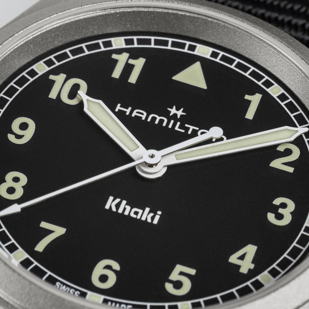 Hamilton Khaki Field Quartz 33mm Black on Black Nato