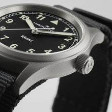 Load image into Gallery viewer, Hamilton Khaki Field Quartz 33mm Black on Black Nato