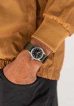 Load image into Gallery viewer, Hamilton Khaki Field Quartz 33mm Black on Green Nato