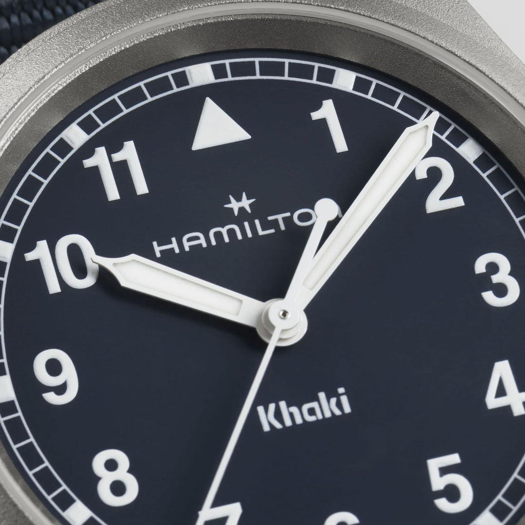 Hamilton Khaki Field Quartz 33mm Blue on Blue Nato