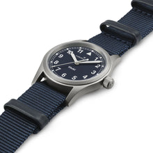 Load image into Gallery viewer, Hamilton Khaki Field Quartz 33mm Blue on Blue Nato