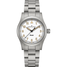 Load image into Gallery viewer, Hamilton Khaki Field Quartz 38mm White on Bracelet